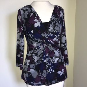 Briggs New York floral blouse